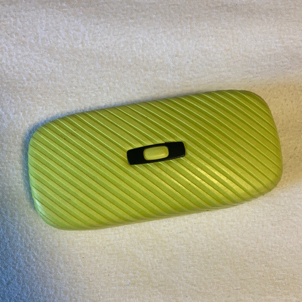 Oakley Square O Hard Sunglasses Case in neon yellow
